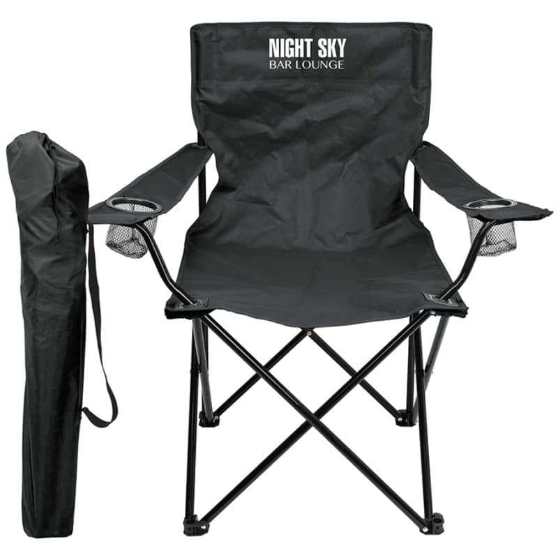 Custom Point Loma Folding Event Chair with Carrying Bag - 1