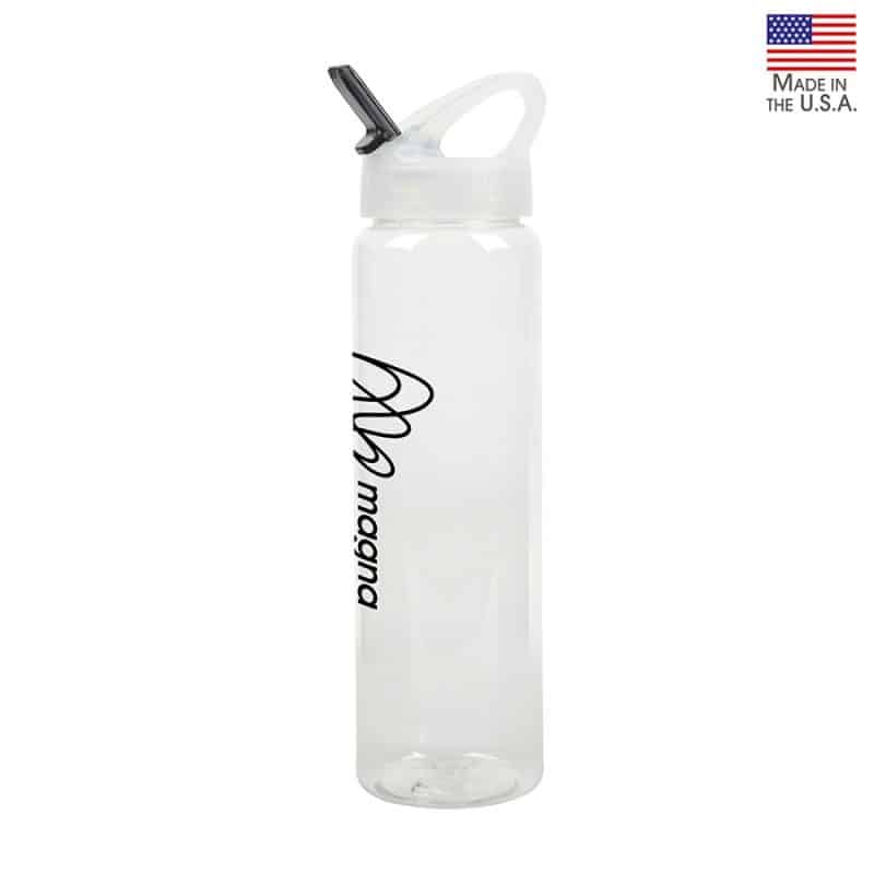 Custom Santa Cruz 32 oz. PET Bottle with Flip Spout - 1