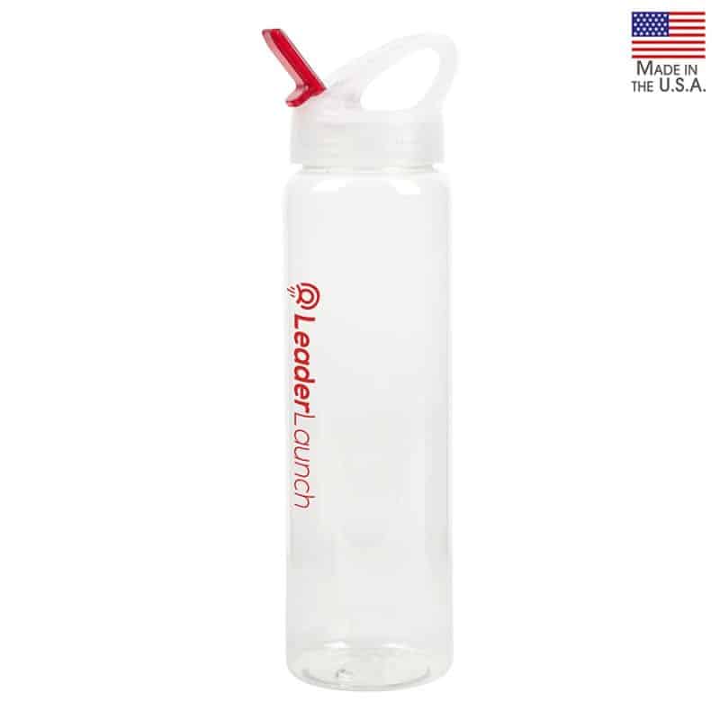 Custom Santa Cruz 32 oz. PET Bottle with Flip Spout - 6