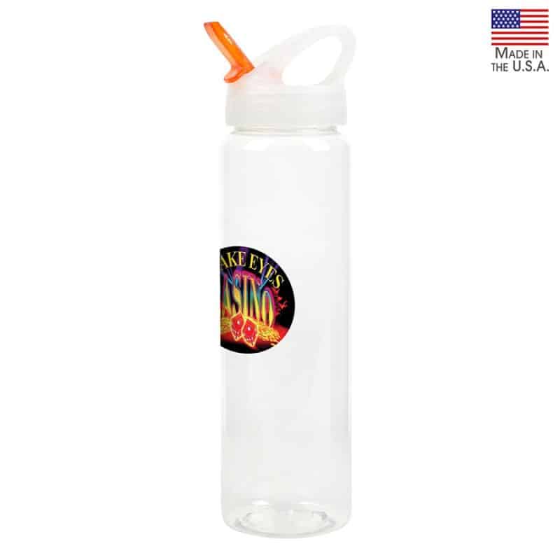 Custom Santa Cruz 32 oz. PET Bottle with Flip Spout - 7