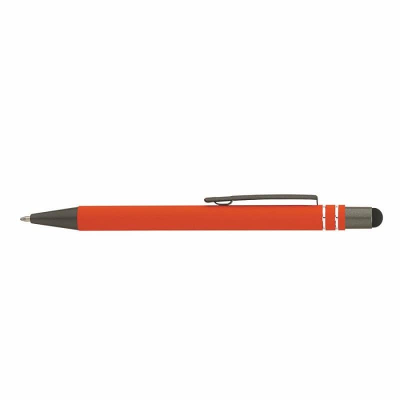 Custom Silvana Soft-Touch Ballpoint Pen / Stylus - 4