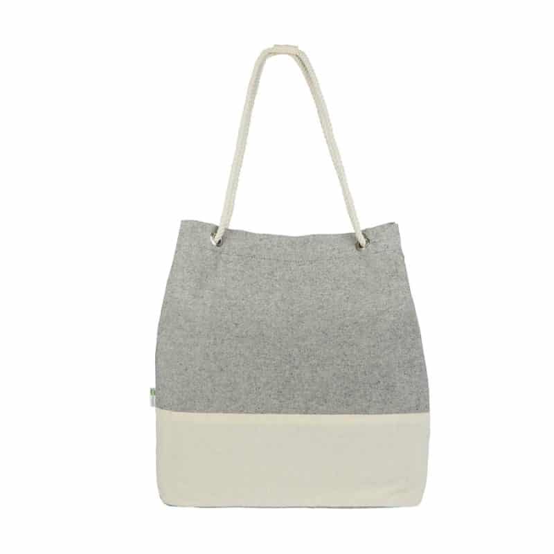 Custom Renew I 10 oz. Recycled Cotton Tote Bag - 1
