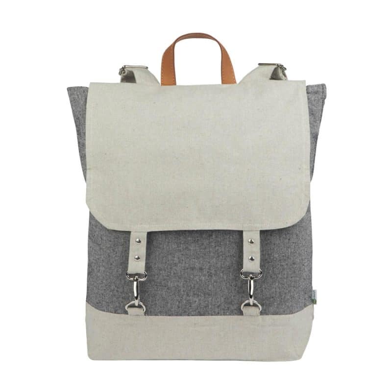 Custom Renew IV 8 oz. Recycled Cotton Backpack - 1