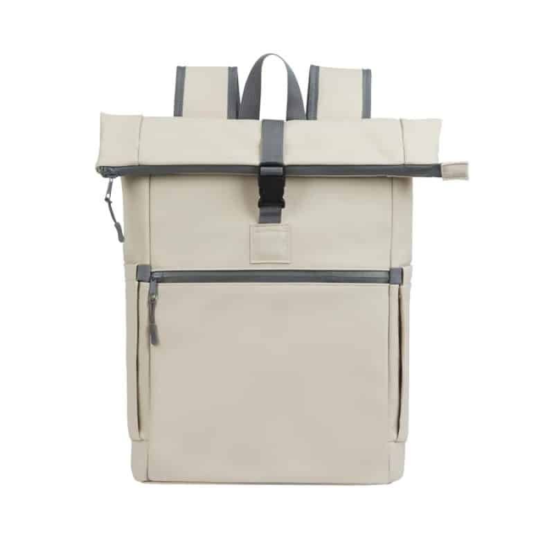 Custom Casey PU Roll-Top Laptop Backpack - 2