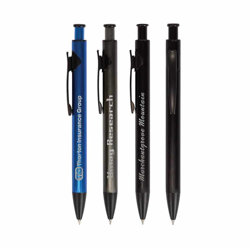 Illuminate Recycled Aluminum Plunge-Action Pen