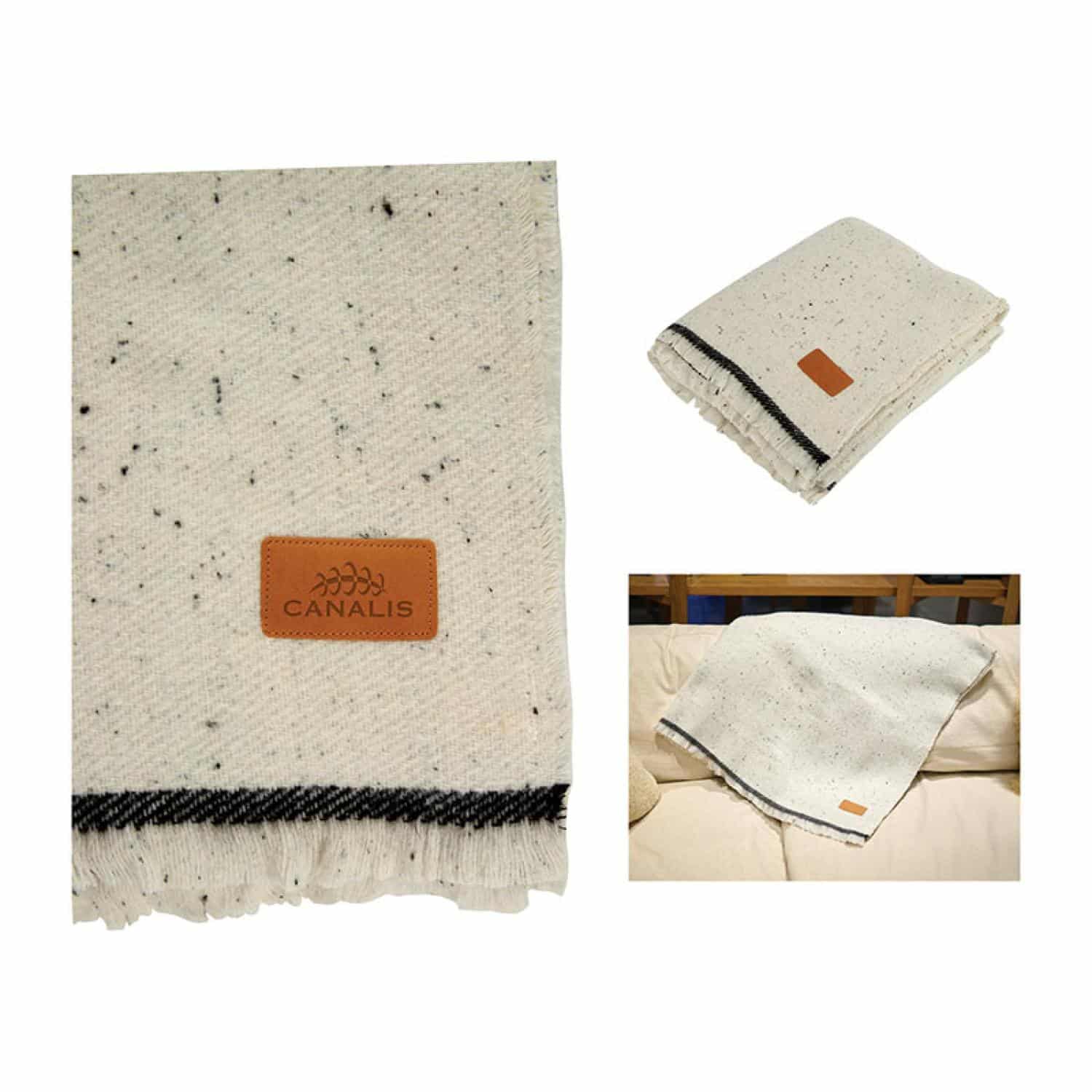 Custom La Cruces Woven Linework Throw Blanket