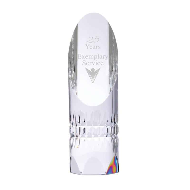 Alphard Slanted Crystal Trophy