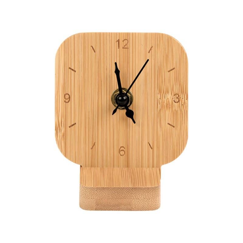Custom Cade Bamboo Desk Clock - 1
