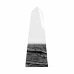 Custom Deneb Crystal Obelisk with Marble Base - 1