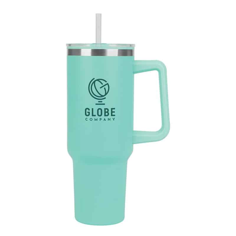 Custom Izzy 40 oz. Steel/PP Liner Travel Mug - 9