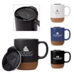 Custom Kenya 14 oz. Ceramic Mug With Cork Base