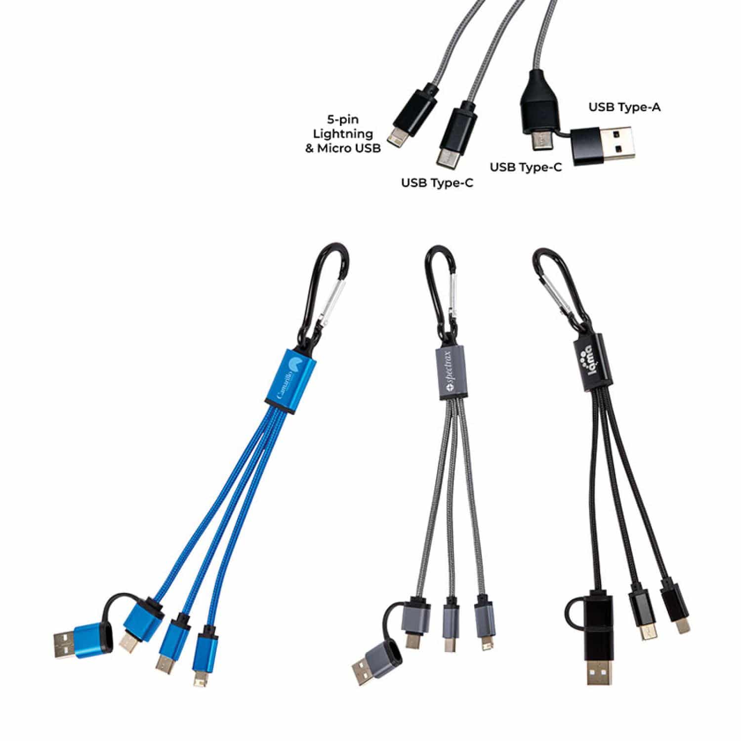 Custom Libra 4-in-1 Charging Cable Set