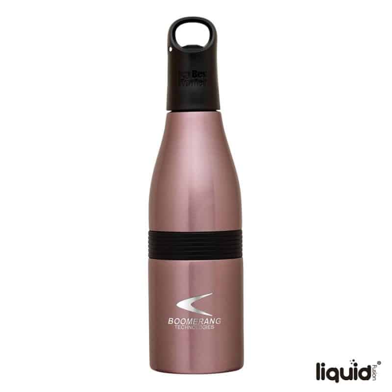 Custom Liquid Fusion Icy Bev Kooler 22 oz. 3-In-1 Double Wall Stainless Steel Bottle - 7