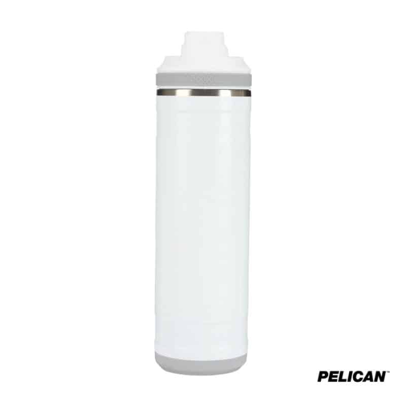 Custom Pelican Pacific Chug 26 oz. Recycled Double Wall Stainless Steel Water Bottle - 5