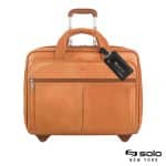 Custom Solo New York Walker Leather Rolling Case - 1