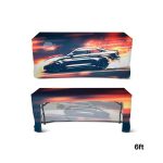 Custom DisplaySplash 6' Fitted Open Back Table Cover - 1