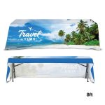 Custom DisplaySplash 8' Open Back Table Throw - 1