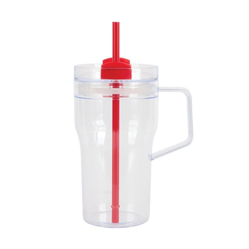 Custom Elliott 20 oz. Clear AS Travel Mug - 4