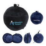 Custom Journey Neck Pillow With Built-In Sleep Mask