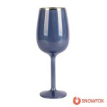 Custom Snowfox 12 oz. Insulated Stemmed Wine Glass - 4