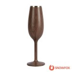 Custom Snowfox 6 oz. Insulated Champagne Flute - 3