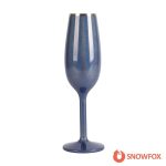 Custom Snowfox 6 oz. Insulated Champagne Flute - 4