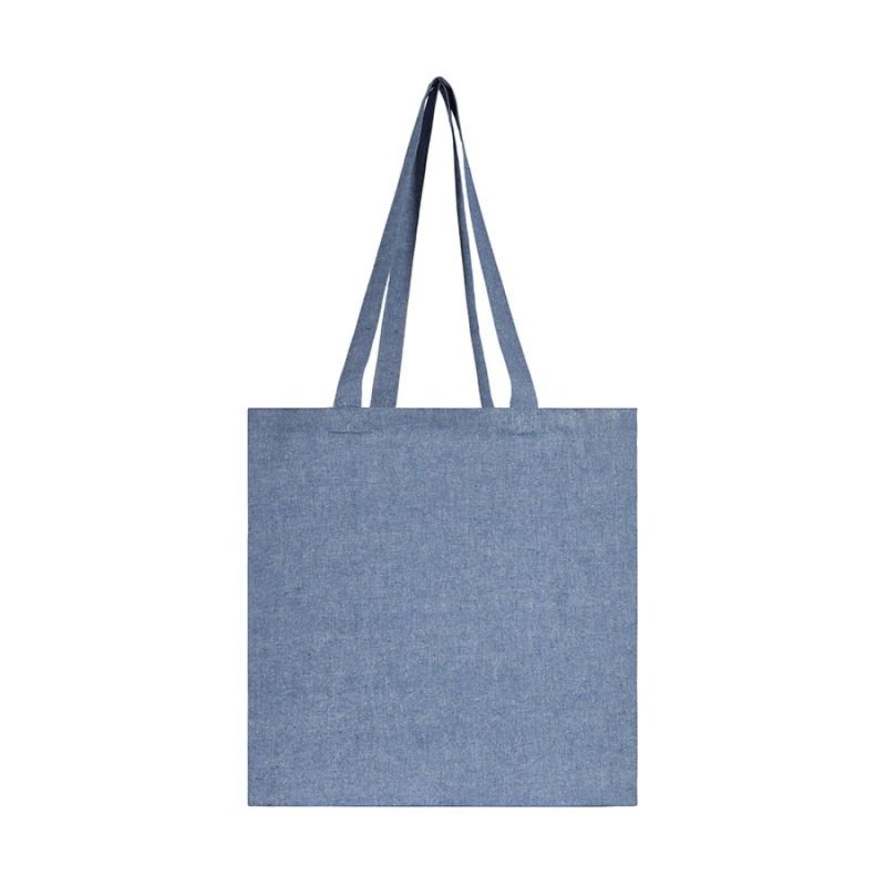 Custom Vitality 4.5 oz Recycled Cotton Tote Bag - 4