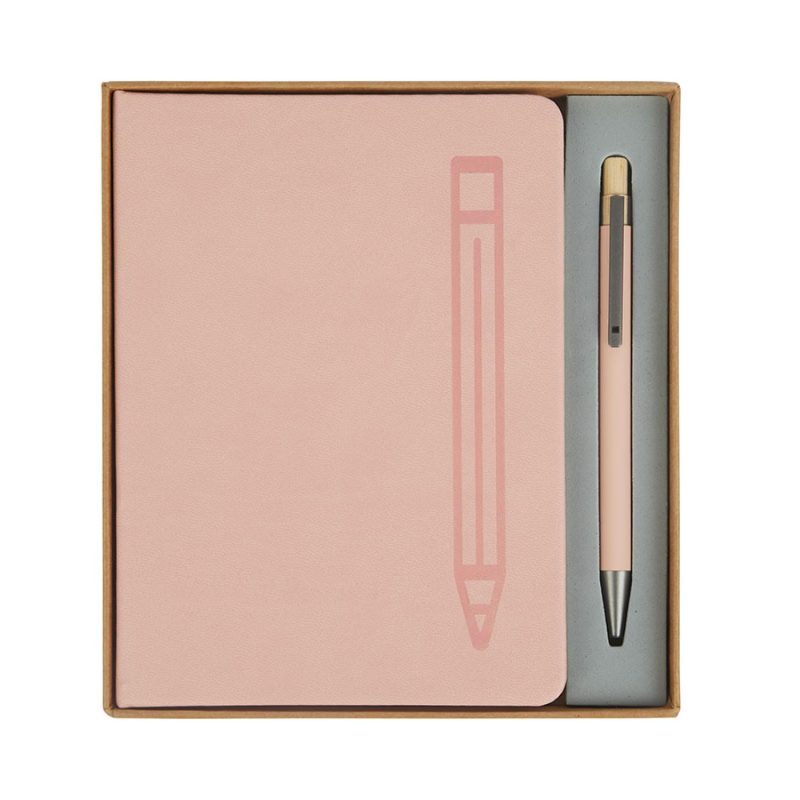 Custom Manhattan II Gift Set w/ Magnetic Journal & Recycled Pen - 7