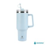 Custom Manna Atlas 40 oz. Double Wall Stainless Steel Travel Tumbler - 4