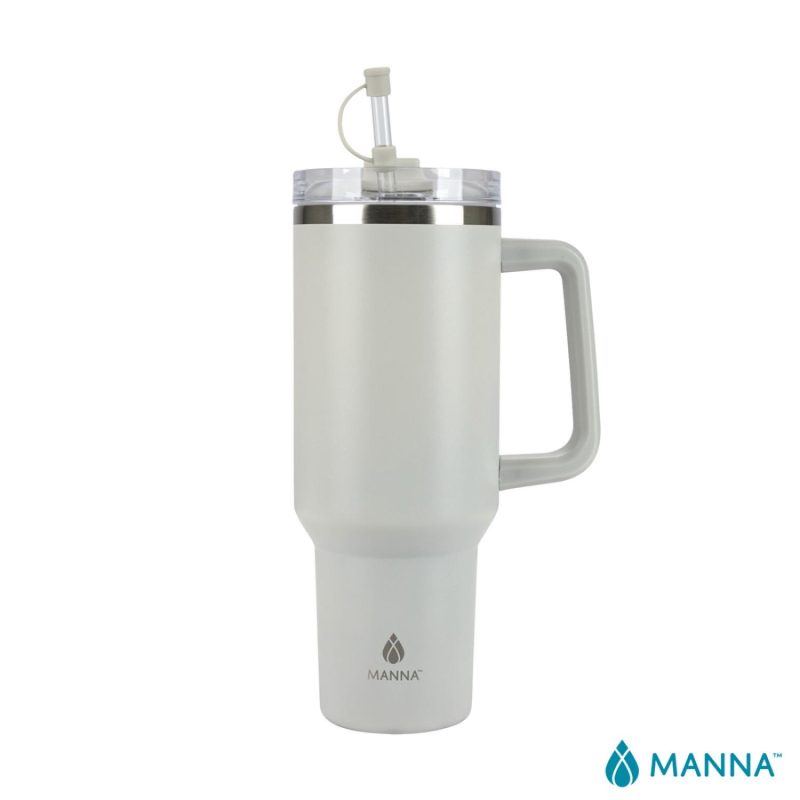 Custom Manna Atlas 40 oz. Double Wall Stainless Steel Travel Tumbler - 5