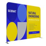 Custom DisplaySplash Tension Fabric Display - 8' W x 7.5' H