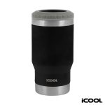 Custom iCOOL Oswego 14 oz. Double Wall Stainless Steel Can Cooler / Tumbler - 1