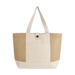 Custom Emma Jute and Cotton Shopper Tote - 1