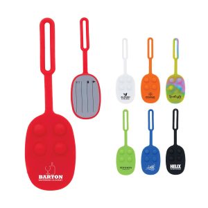 Momo Push Pop Silicone Luggage Tag