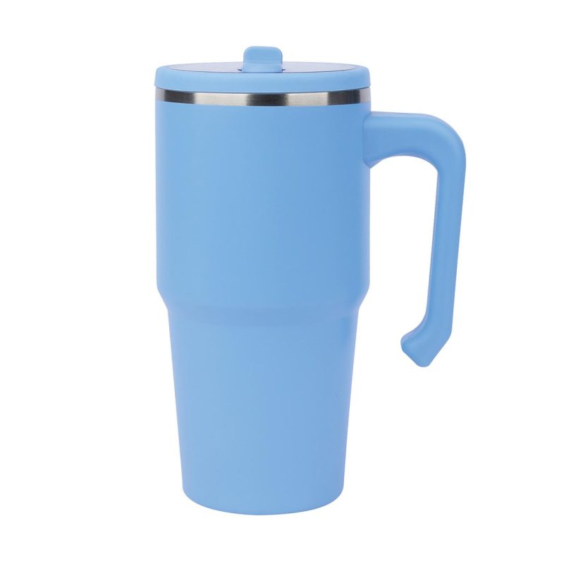 Custom Nolan 20 oz. Double Wall Steel Vacuum Travel Mug - 3