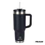 Custom Pelican Porter 40 oz. Topographical Recycled Double Wall Stainless Steel Travel Tumbler - 1