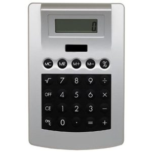 Rubber-Touch Desk Top Calculator