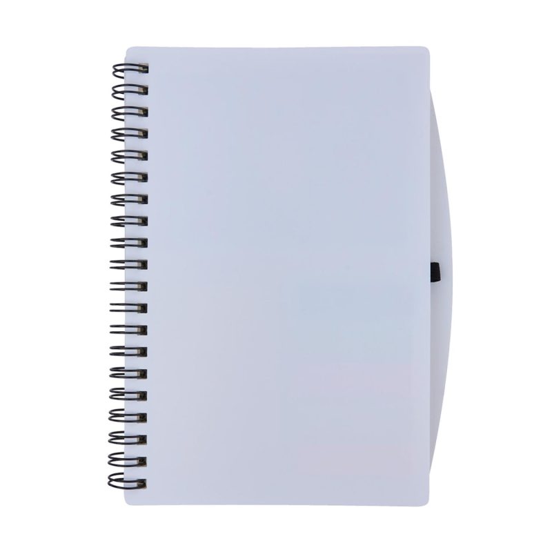 Custom Bates Spiral FSC Notebook With Sticky Notes and Flags - 3