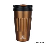 Custom Pelican Dayventure 17 oz. Recycled Double Wall Stainless Steel Handle Lid Travel Tumbler - 5