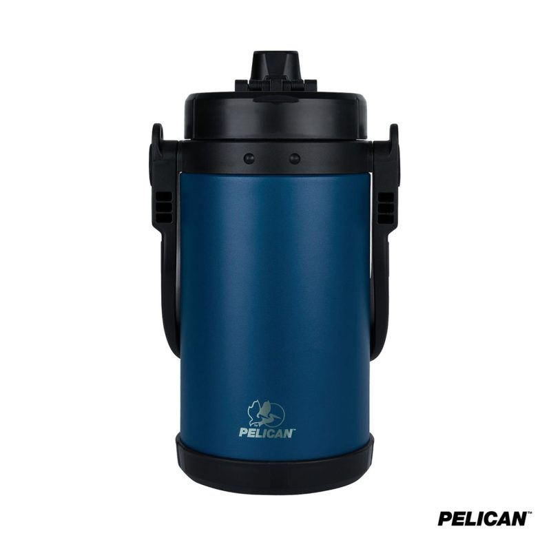 Custom Pelican Dayventure 68 oz. / Half Gallon Recycled Double Wall Stainless Steel Travel Jug - 2