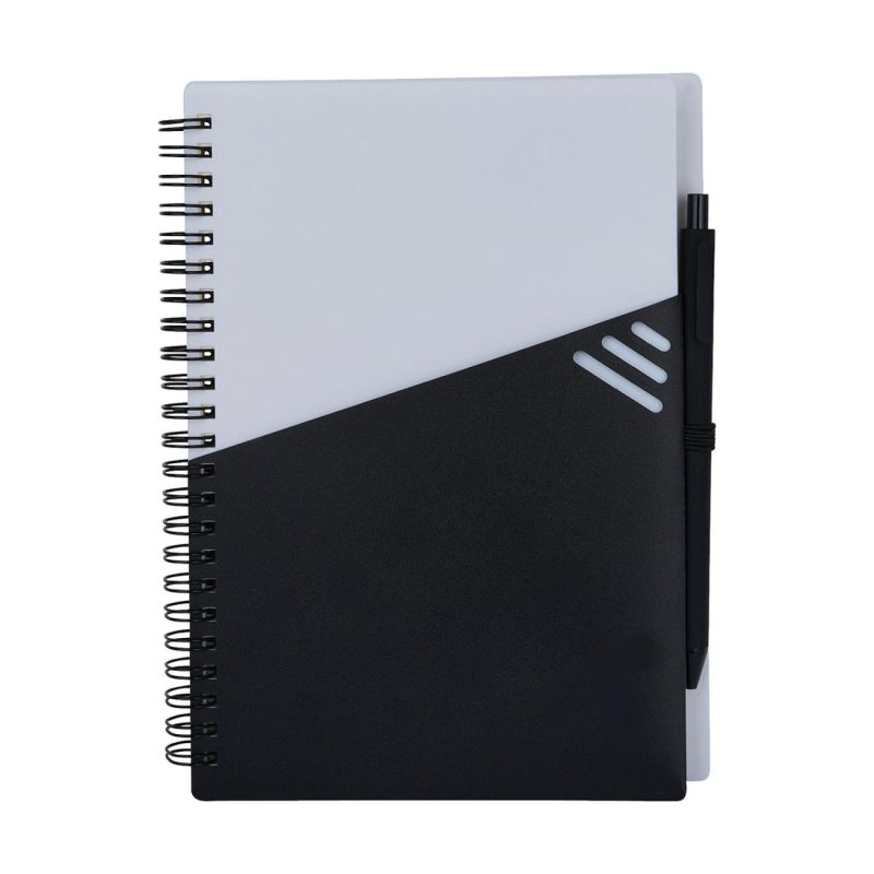 Custom Providence Repreve Ocean Recycled (RPP) Junior Notebook w/FSC Paper - 1
