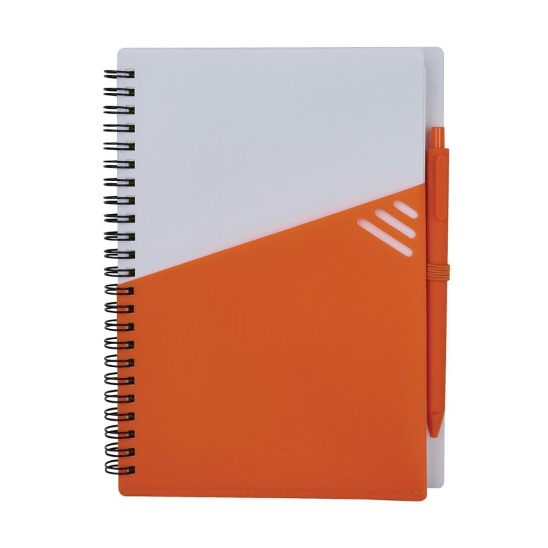 Custom Providence Repreve Ocean Recycled (RPP) Junior Notebook w/FSC Paper - 6