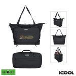 Custom iCOOL Rockvale Repreve Packable Puffer 20-Can Cooler Tote