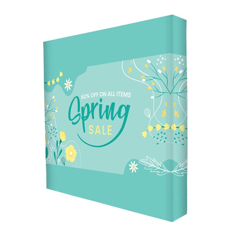 DisplaySplash Pop-Up Fabric Display - 7.5' W x 7.5' H