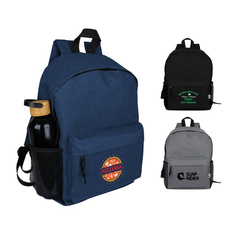 Benjamin-Recycled-RPET-2-Tone-Backpack-KB5910 Benjamin Recycled (RPET) 2-Tone Backpack