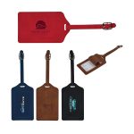Custom Hawthorne Recycled PU Luggage Tag