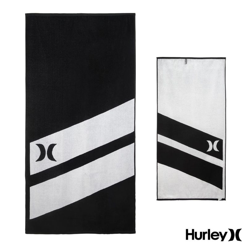 Custom Hurley Cotton Beach Towel - 2