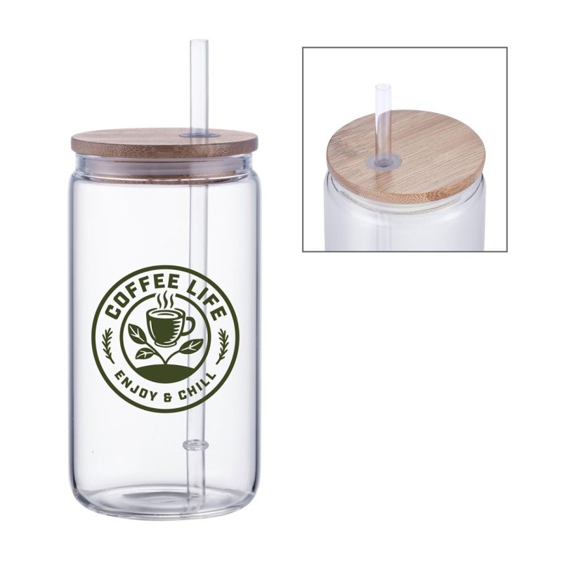 Juzo 18 oz. Glass Cup