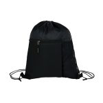 Custom Manchester Recycled (RPET) Drawstring Bag With Zippered & Mesh Pockets - 1