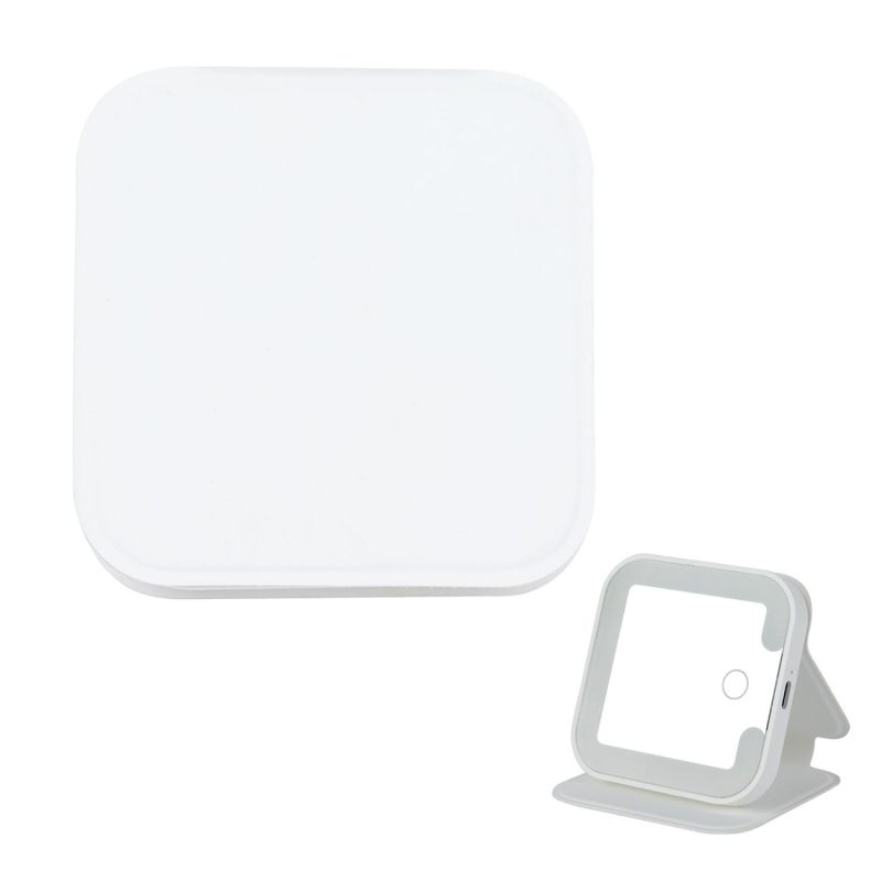Custom Nora Rechargeable LED Light-Up Pocket Mirror - 1